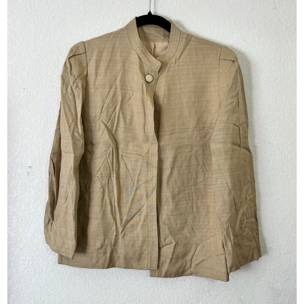 I.Magnin Nipon Coature One Button Blazer Jacket M… - image 1